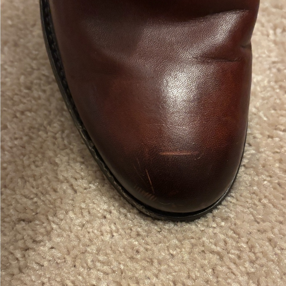 Frye Women's Extended Calf Melissa Button Leather Boots - Picture 11 of 12